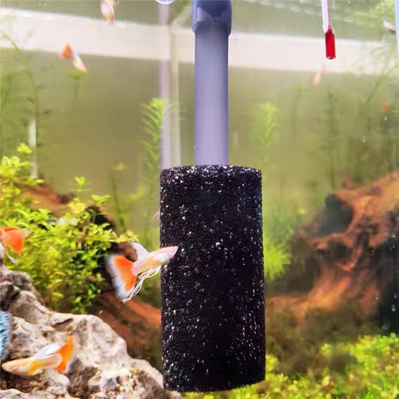 Aquarium Fish Black - 5 Pack Pre-Filter Sponge Aquarium Pre