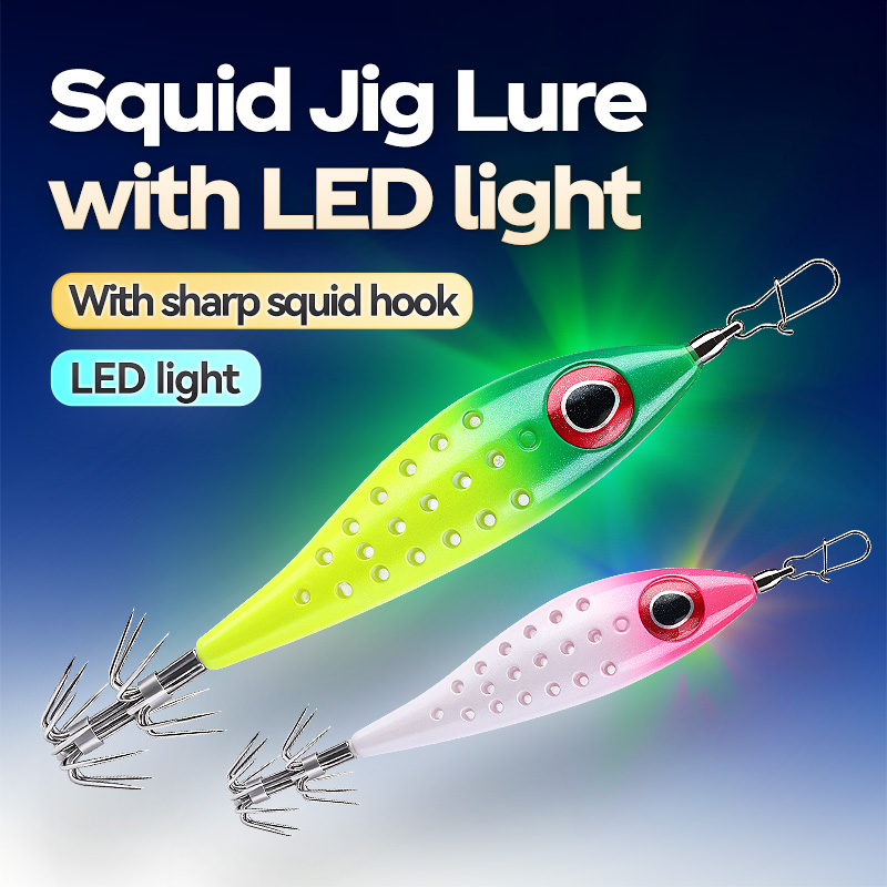 Aquarium Fish Diseases - WEIHE 1pcs /5 Color Squid Jig