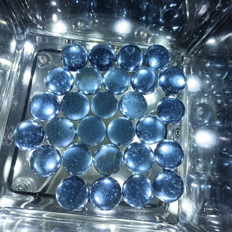 Aquarium Fish Types - Glass Marble 14/16/17mm Colored Glass Beads