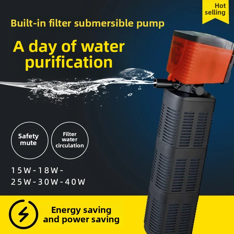 Aquarium Xilong - Xilong-F080 Submersible Pump for Fish Tank,