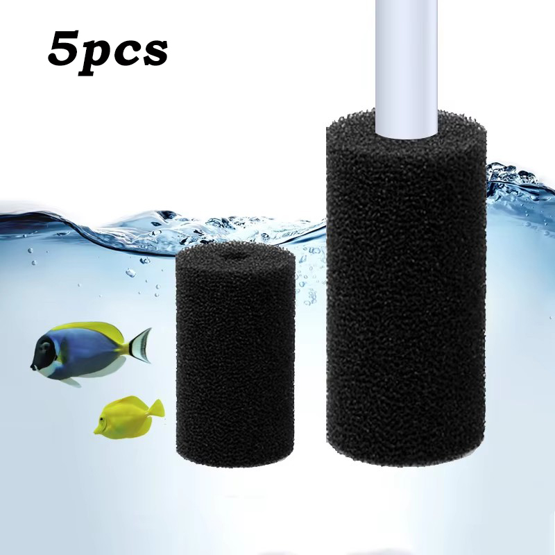 5 Pack Pre-Filter Sponge Aquar - Aquarium Fish Black recension och pris