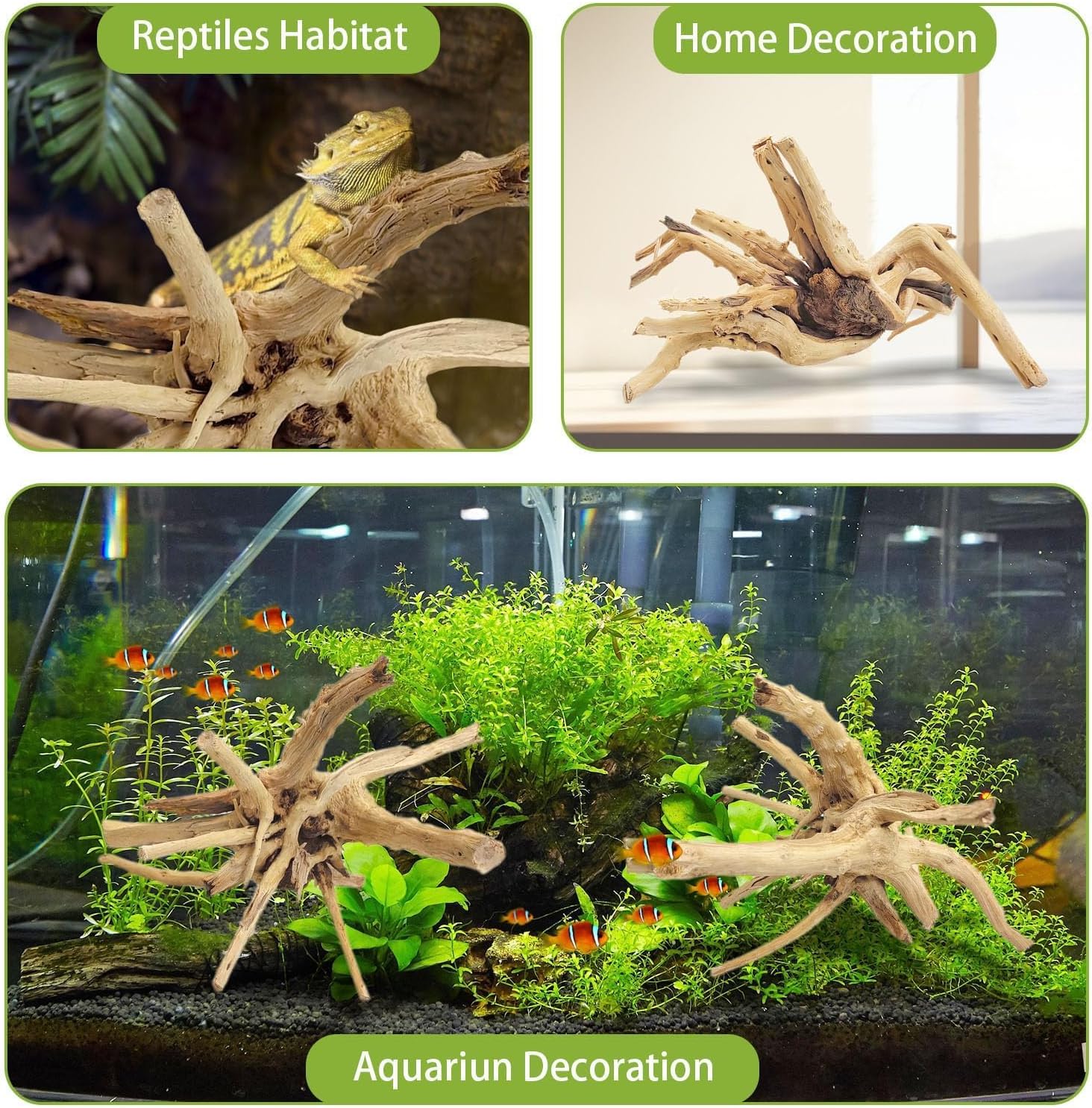1PC  20-25CM Natural Driftwood - Aquarium Fish Diseases recension och pris