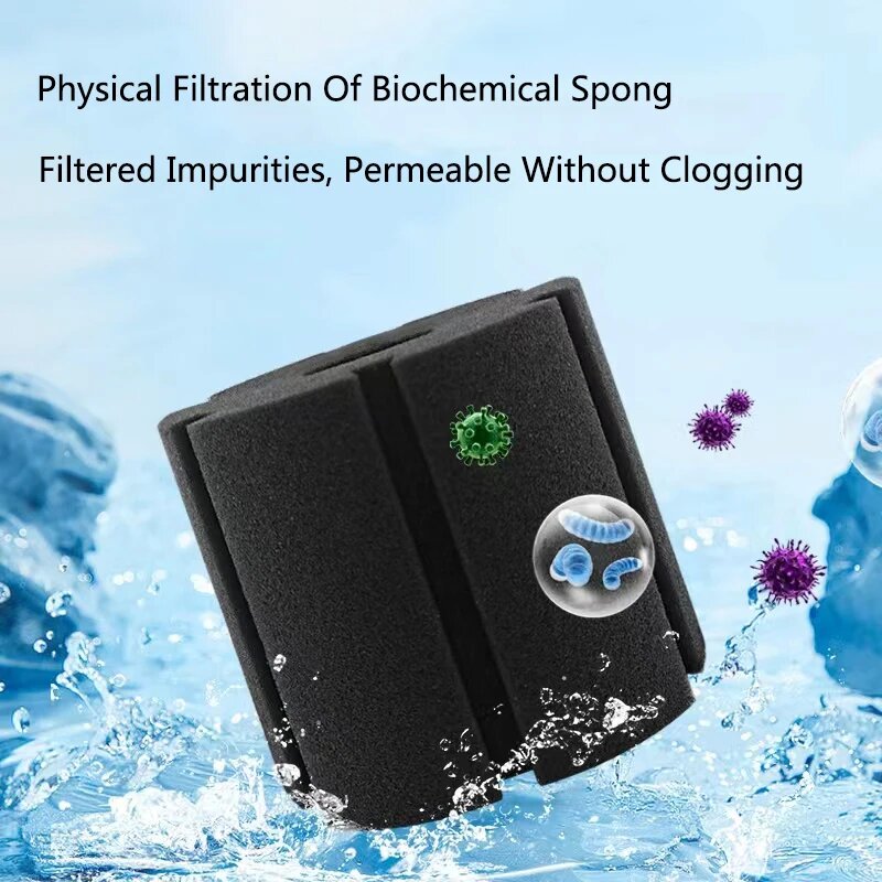 Black Spong Filter for Aquariu - Aquarium Fish Black recension och pris