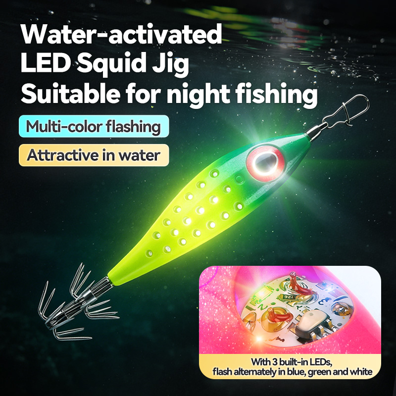 WEIHE 1pcs /5 Color Squid Jig  - Aquarium Fish Diseases recension och pris
