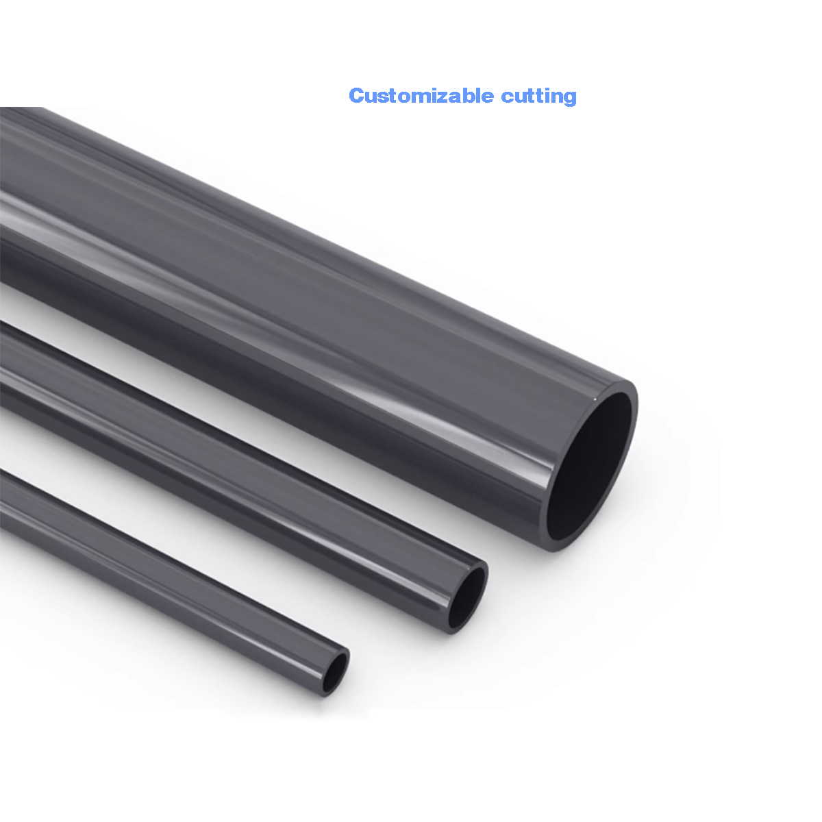 Black PVC Plastic Pipe Hollow  - Aquarium Fish Black recension och pris