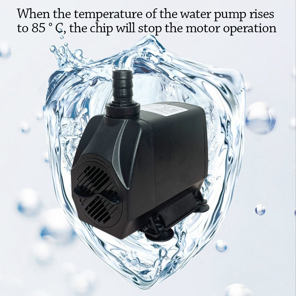 Black Submersible Water Pump U - Aquarium Fish Black recension och pris