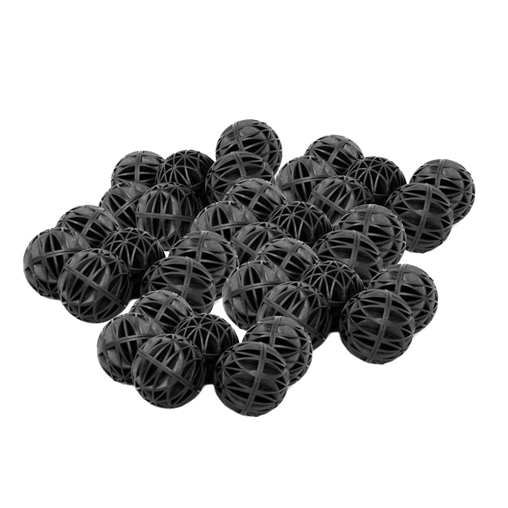 100pcs 18mm Biological Bio Bal - Aquarium Fish Black recension och pris